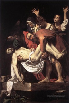 Caravaggio œuvres - La mise au tombeau Caravage